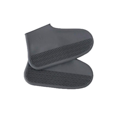 Shoe Cover Waterproof Silicone Non Slip Rain Water Rubber Foot Boot Overshoe M Size - Grey V528-SHOECOVER-GREY-M-668975