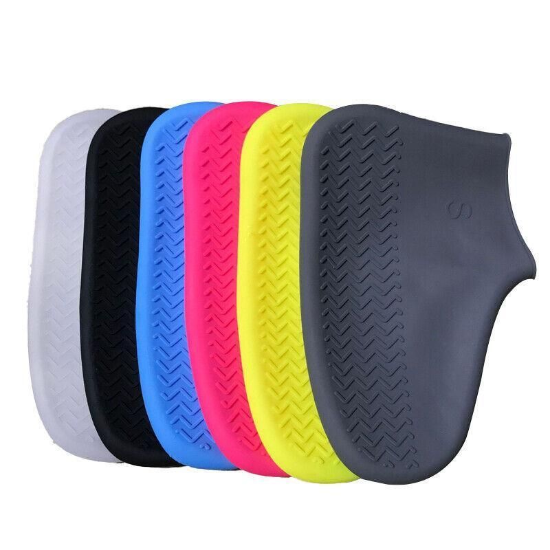 Shoe Cover Waterproof Silicone Non Slip Rain Water Rubber Foot Boot Overshoe M Size - Grey V528-SHOECOVER-GREY-M-668975