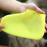 Shoe Cover Waterproof Silicone Non Slip Rain Water Rubber Foot Boot Overshoe M Size - Grey V528-SHOECOVER-GREY-M-668975