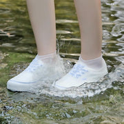 Shoe Cover Waterproof Silicone Non Slip Rain Water Rubber Foot Boot Overshoe S - White V528-SHOECOVER-WHITE-S-130414