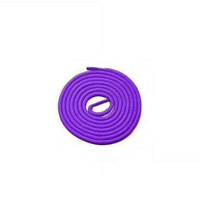 Shoelaces Colorful Coloured Flat Round Oval Bootlace Sneaker Shoe Laces - Round-Red V528-SHOELACE-ROUND-RED-120CM-91300
