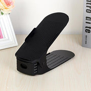 20X Shoe Rack Display Case Box Adjustable Slots Organizer Storage Holder - Black V528-SHOERACK-20PCS-BLACK-157719