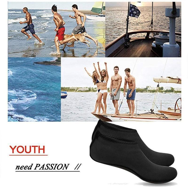 Unisex Water Shoes Slip On Aqua Socks Swim Surf Diving Yoga Exercise Reef Shoes - Camouflage Blue-XL
