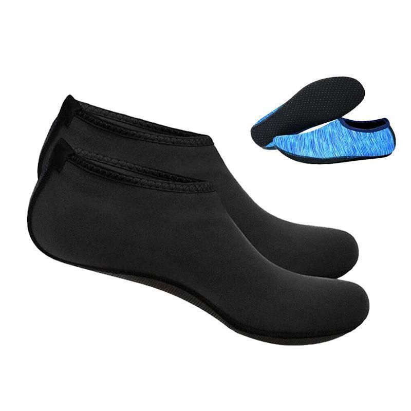 Unisex Water Shoes Slip On Aqua Socks Swim Surf Diving Yoga Exercise Reef Shoes - Camouflage Blue-XL