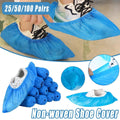 Disposable Non-woven Shoe Covers Anti Slip Boot Cleaning Overshoes 25-100 Pairs - 25 Pairs V528-SHOES-COVERS-25PAIRS-760720