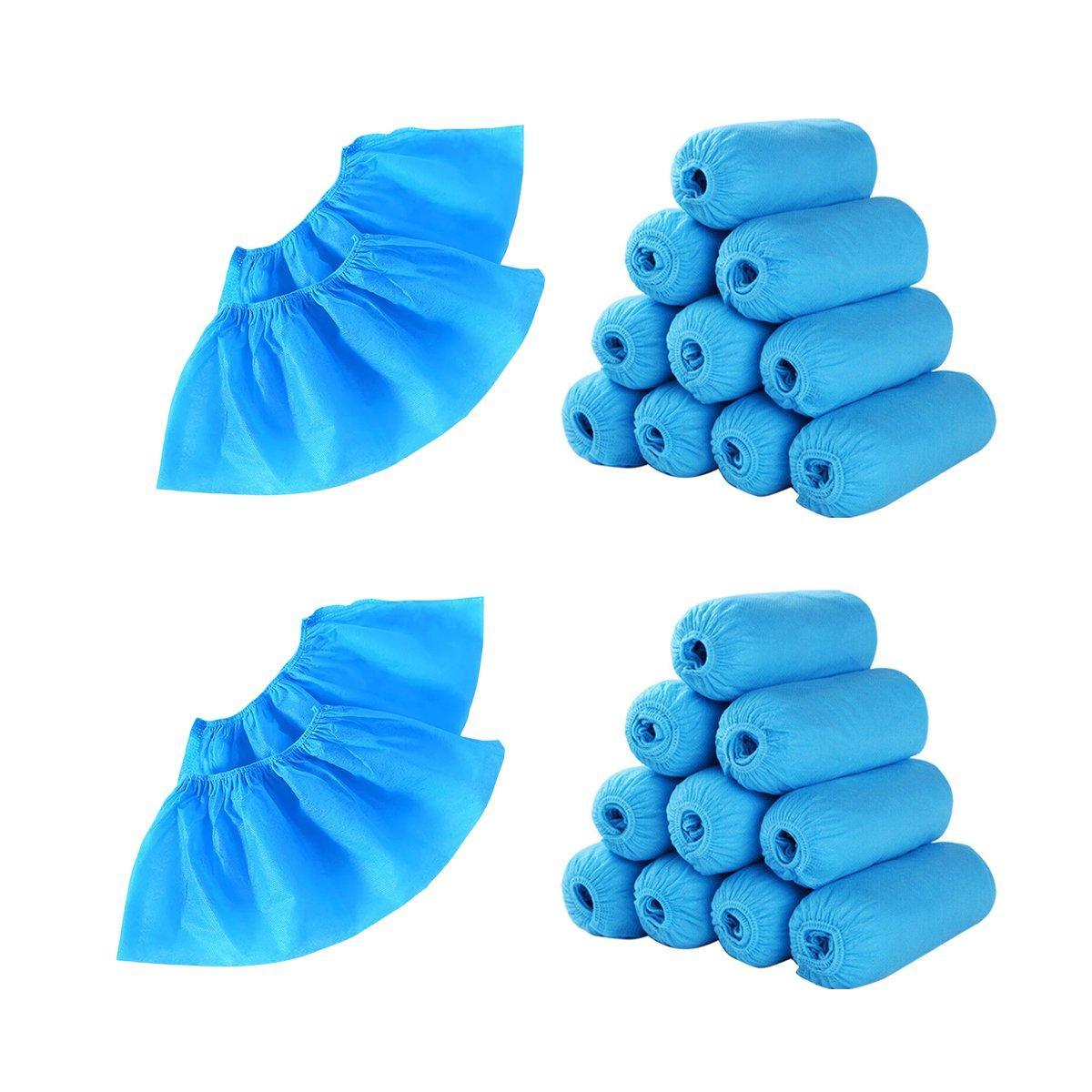Disposable Non-woven Shoe Covers Anti Slip Boot Cleaning Overshoes 25-100 Pairs - 50 Pairs V528-SHOES-COVERS-50PAIRS-144011