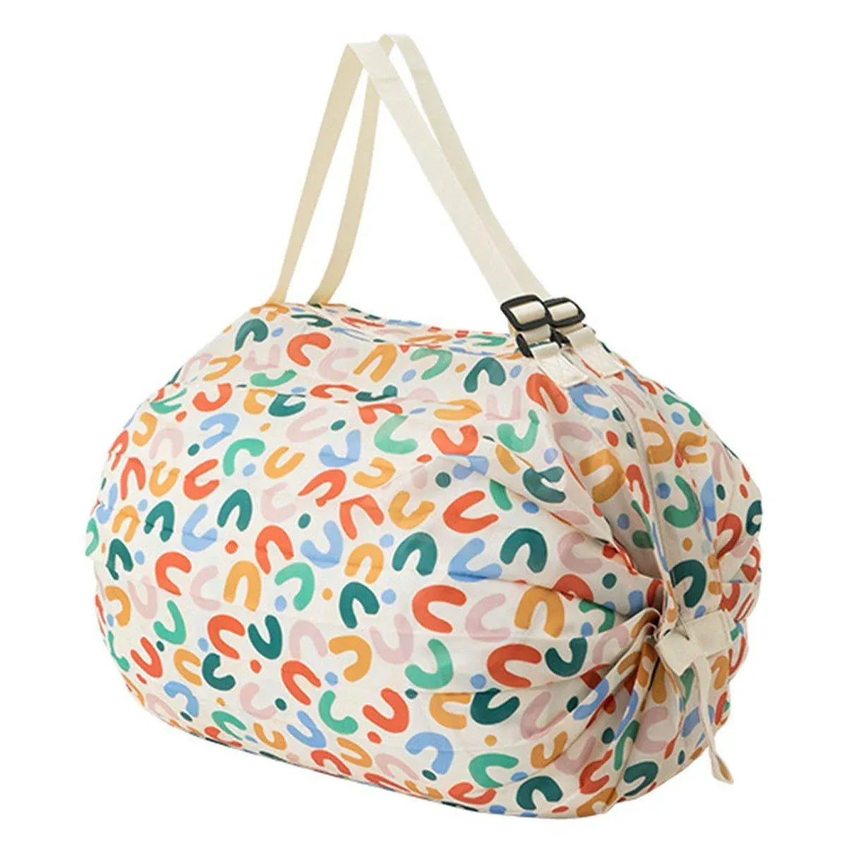 Large Foldable Eco-Friendly Shopping Bag Reusable Thickened Portable Travel Tote - 6 V528-SHOPPING-BAG-CSZM-675044