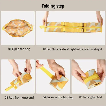Large Foldable Eco-Friendly Shopping Bag Reusable Thickened Portable Travel Tote - 6 V528-SHOPPING-BAG-CSZM-675044