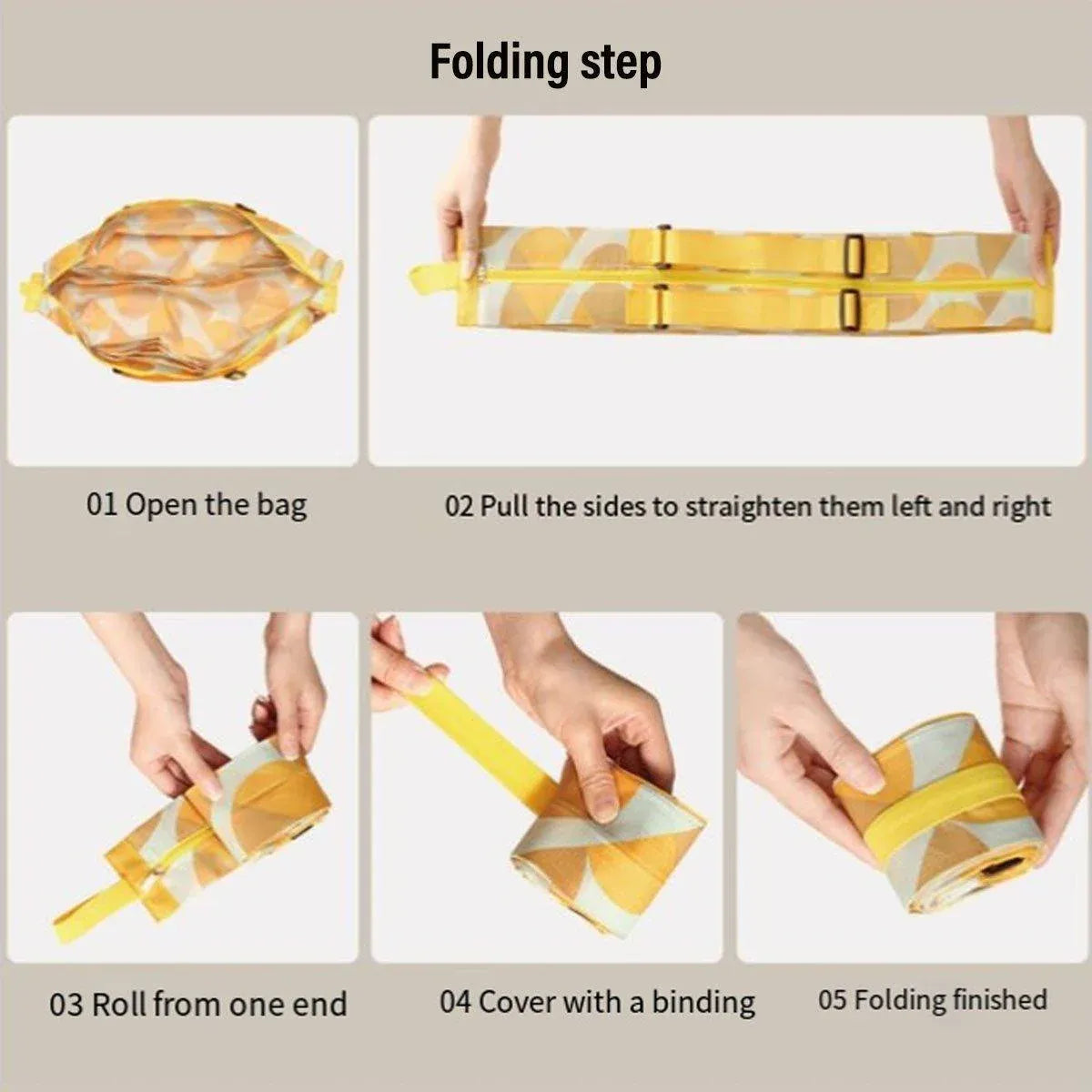 Large Foldable Eco-Friendly Shopping Bag Reusable Thickened Portable Travel Tote - 4 V528-SHOPPING-BAG-DGHLB-712865