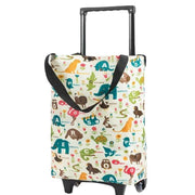 Lightweight Folding Shopping Cart Trolley with Wheels Retractable Tote Bag - White-Big V528-SHOPPING-CART-KT-BIG-228729