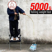 Telescopic Fishing Rod Lightweight Portable Sea Casting Rod Durable Glass Steel - Red V528-SHORT-FISH-ROD-RED-461440