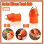 Garden Silicone Thumb Knife Finger Cutter Vegetable Harvesting Tool Picking Aid - S V528-SHORTKNIFE-SMALLM12-254547
