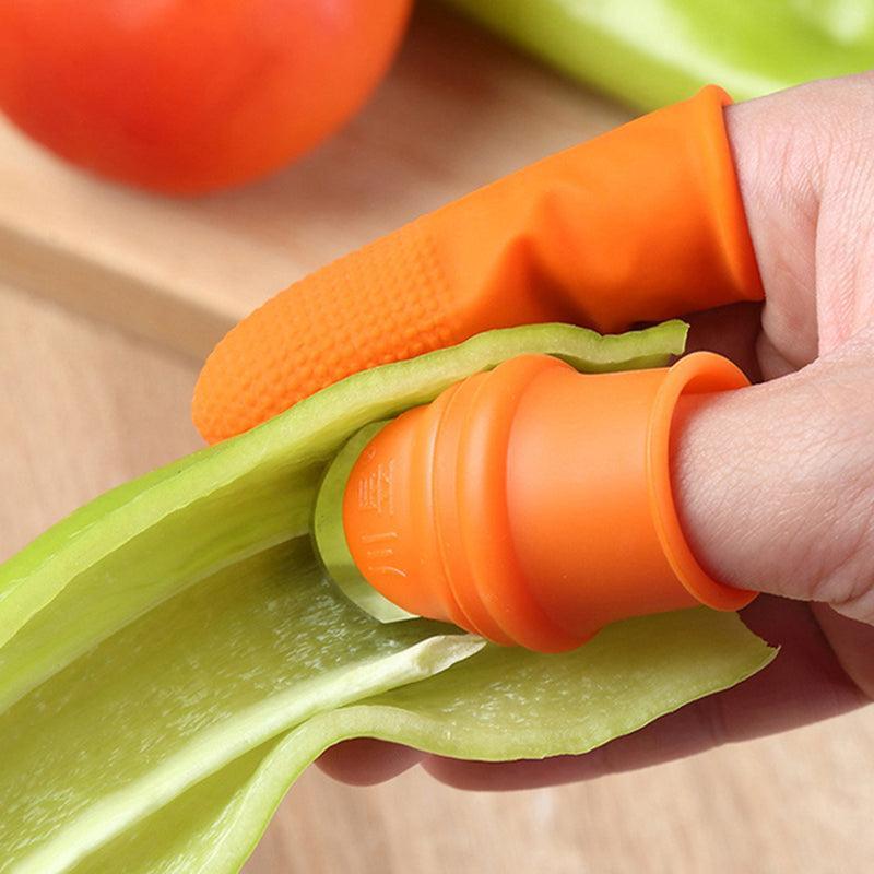 Garden Silicone Thumb Knife Finger Cutter Vegetable Harvesting Tool Picking Aid - S V528-SHORTKNIFE-SMALLM12-254547