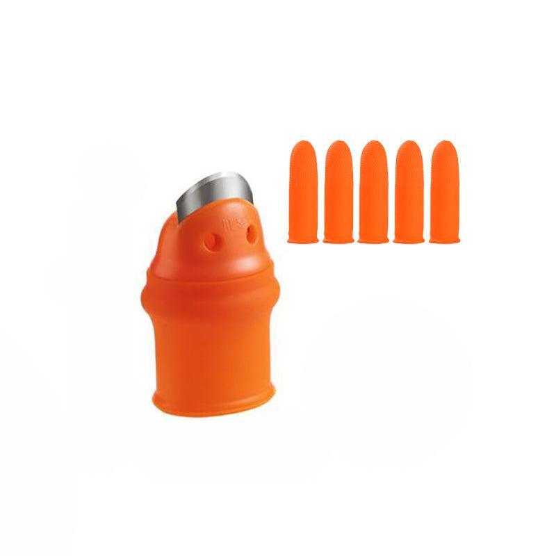 Garden Silicone Thumb Knife Finger Cutter Vegetable Harvesting Tool Picking Aid - S V528-SHORTKNIFE-SMALLM12-254547