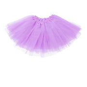 Womens Tulle Tutu Skirt Dressup Party Costume Ballet Dance Wear - Grey V528-SHORTSKIRT-LARGE-GREY-120706