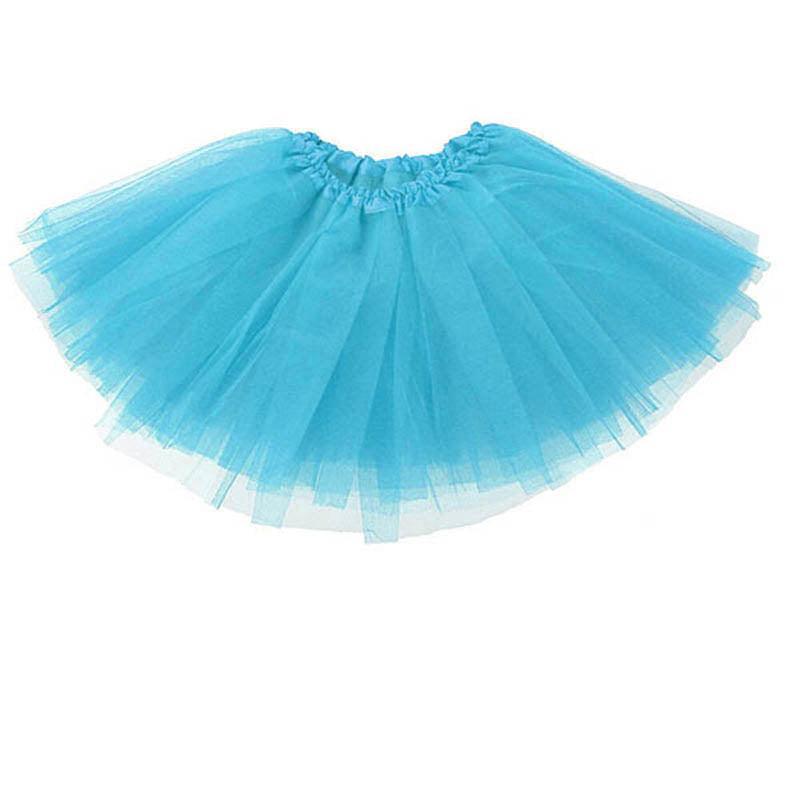 Womens Tulle Tutu Skirt Dressup Party Costume Ballet Dance Wear - Grey V528-SHORTSKIRT-LARGE-GREY-120706