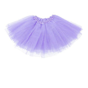 Girls Tutu Skirt Princess Dressup Party Costume Ballet Dancewear - Red V528-SHORTSKIRT-SMALL-RED-511854