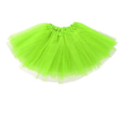 Girls Tutu Skirt Princess Dressup Party Costume Ballet Dancewear - Red V528-SHORTSKIRT-SMALL-RED-511854