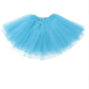 Girls Tutu Skirt Princess Dressup Party Costume Ballet Dancewear - Red V528-SHORTSKIRT-SMALL-RED-511854