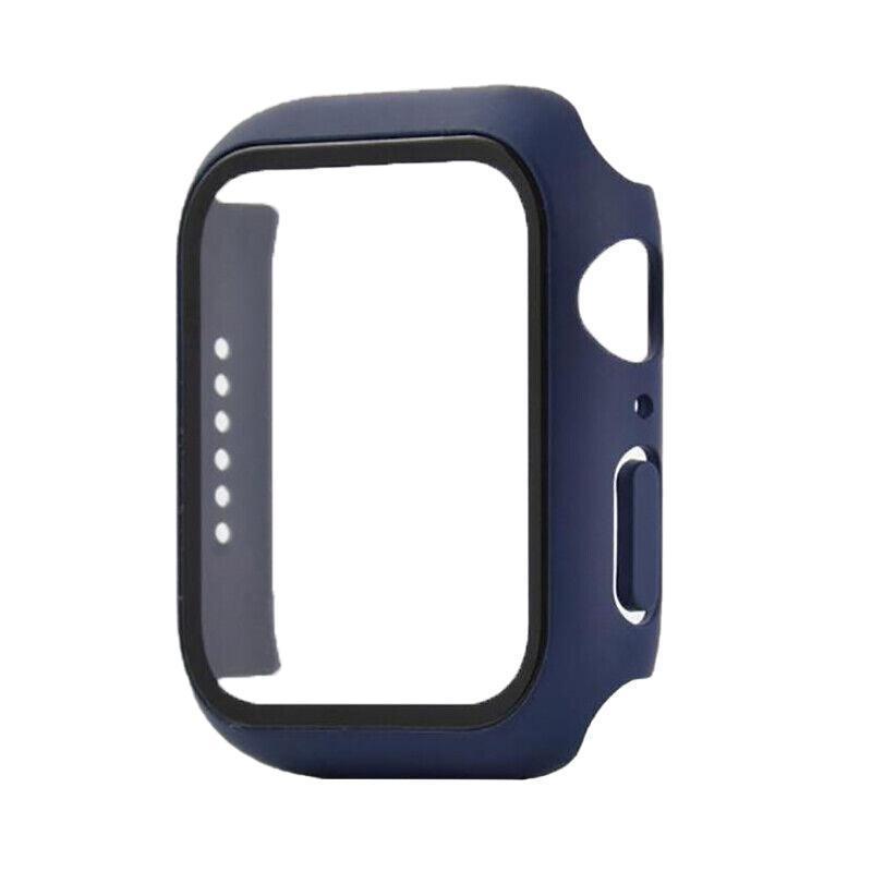 For Apple Watch iWatch Series SE 6 5 4 3 2 1 Case Full Glass Cover 38mm - Silver V528-SHOUBIAO-38MM-SILVER-413647
