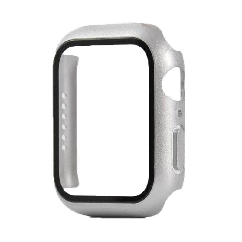For Apple Watch iWatch Series SE 6 5 4 3 2 1 Case Full Glass Cover 40mm - Blue V528-SHOUBIAO-40MM-BLUE-986392