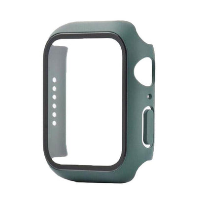 For Apple Watch iWatch Series SE 6 5 4 3 2 1 Case Full Glass Cover 40mm - Blue V528-SHOUBIAO-40MM-BLUE-986392