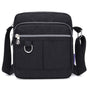 Ladies Shoulder Bag Nylon Fabric Lightweight Crossbody Small Casual Handbag - Black V528-SHOULDER-BAG-BLACK-450344