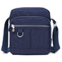 Ladies Shoulder Bag Nylon Fabric Lightweight Crossbody Small Casual Handbag - Dark Blue V528-SHOULDER-BAG-DARK-BLUE-455515