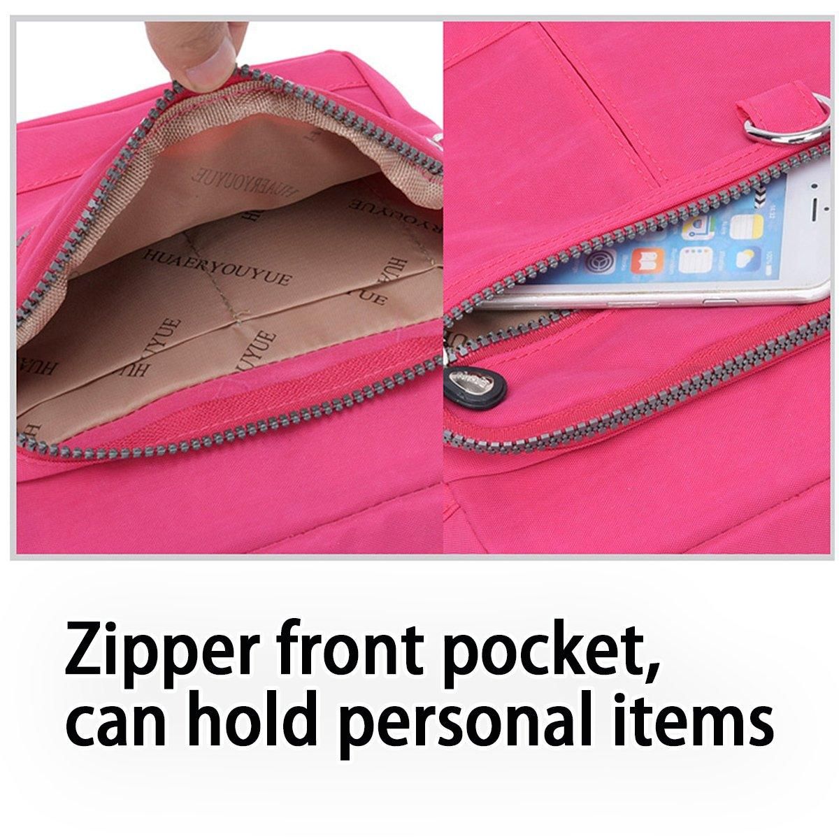 Ladies Shoulder Bag Nylon Fabric Lightweight Crossbody Small Casual Handbag - Grey V528-SHOULDER-BAG-GREY-252603