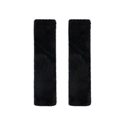 Winter Plush Shoulder Strap Cover Neck Cushion Pad for Comfortable Car Travel 2PCS - Black V528-SHOULDER-PAD-BLACK-2PCS-104993