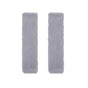 Winter Plush Shoulder Strap Cover Neck Cushion Pad for Comfortable Car Travel 2PCS - Grey V528-SHOULDER-PAD-GREY-2PCS-840254