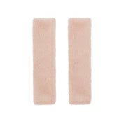 Winter Plush Shoulder Strap Cover Neck Cushion Pad for Comfortable Car Travel 2PCS - Milk Tea V528-SHOULDER-PAD-MILK-TEA-2PCS-738946