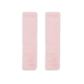 Winter Plush Shoulder Strap Cover Neck Cushion Pad for Comfortable Car Travel 2PCS - Pink V528-SHOULDER-PAD-PINK-2PCS-866284