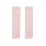 Winter Plush Shoulder Strap Cover Neck Cushion Pad for Comfortable Car Travel 2PCS - Pink V528-SHOULDER-PAD-PINK-2PCS-866284