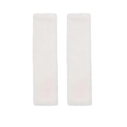 Winter Plush Shoulder Strap Cover Neck Cushion Pad for Comfortable Car Travel 2PCS - White V528-SHOULDER-PAD-WHITE-2PCS-344003