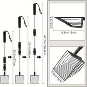 3in1 Chicken Coop Cleaning Scoop Poop Picker Tool for Waste Removal Durable Use V528-SHOVEL-458987