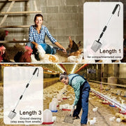 3in1 Chicken Coop Cleaning Scoop Poop Picker Tool for Waste Removal Durable Use V528-SHOVEL-458987