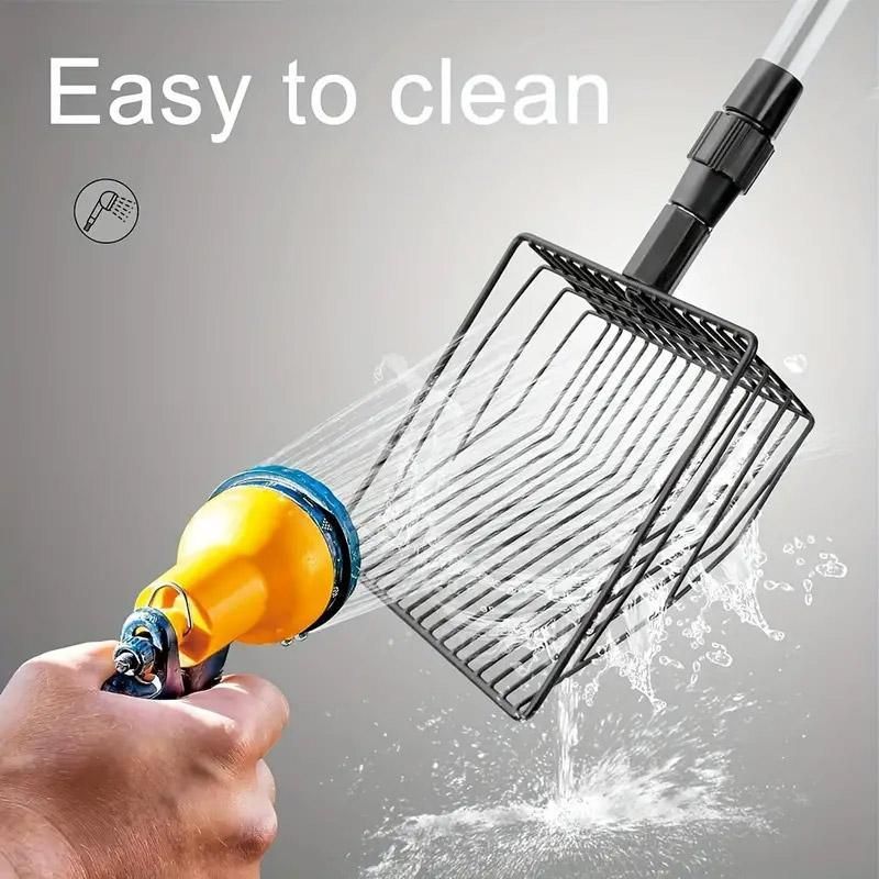3in1 Chicken Coop Cleaning Scoop Poop Picker Tool for Waste Removal Durable Use V528-SHOVEL-458987