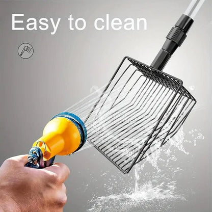 3in1 Chicken Coop Cleaning Scoop Poop Picker Tool for Waste Removal Durable Use V528-SHOVEL-458987