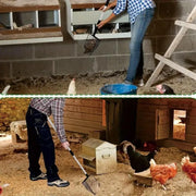 3in1 Chicken Coop Cleaning Scoop Poop Picker Tool for Waste Removal Durable Use V528-SHOVEL-458987
