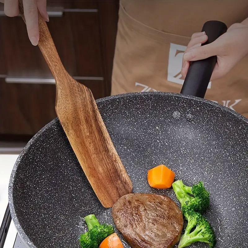 5pcs Wooden Spatula Set Kitchen Cooking Utensils Wooden Spatula for Cooking V528-SHOVEL-5PCS-124768