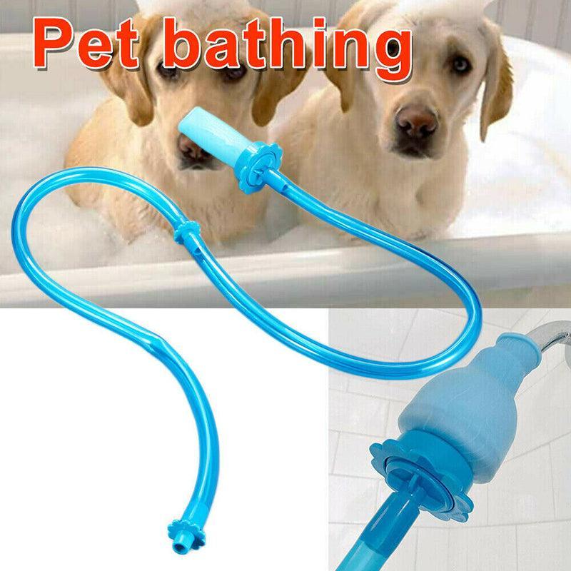 Pet Shower Connector Wash Hose Attachment Sprinkler Handheld Rinser Dogs Bathing V528-SHOWER-37442