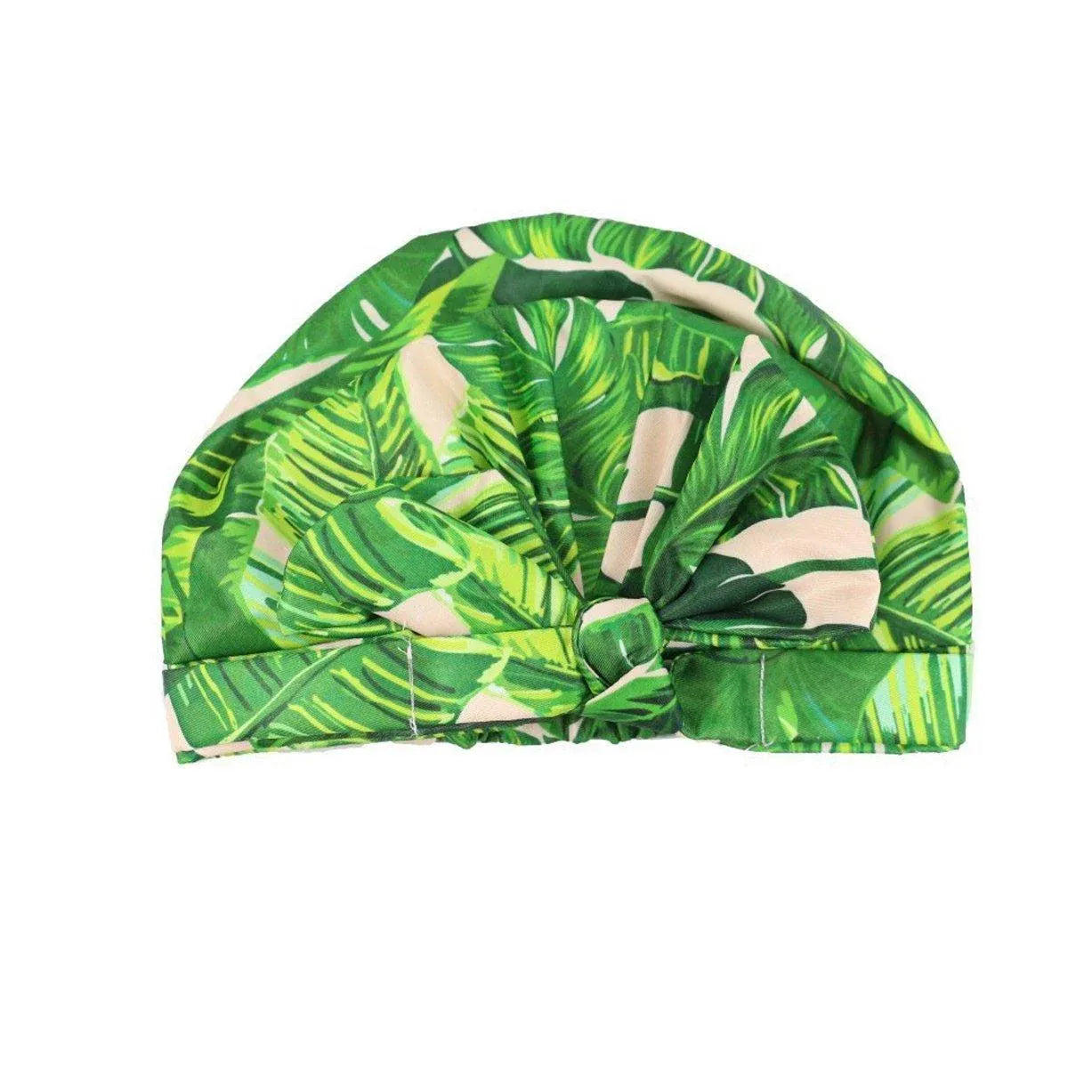 Woman Shower Cap Reusable Long Hair Large Turban Bathroom Waterproof Hair Cap - Coconut Tree V528-SHOWER-CAP-COCONUT-TREE-241966