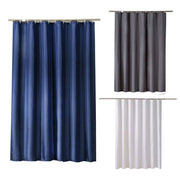 Solid Color Waterproof Shower Curtain Bathroom Decor Resistant Fabric Liner - Blue V528-SHOWER-CURTAIN-BLUE-302093