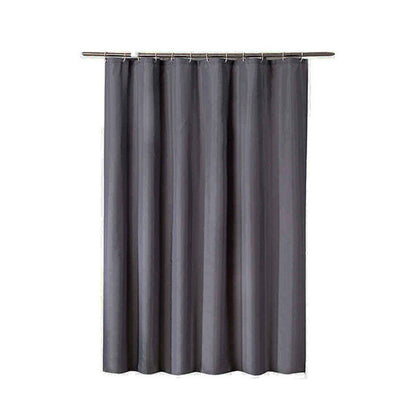 Solid Color Waterproof Shower Curtain Bathroom Decor Resistant Fabric Liner - Blue V528-SHOWER-CURTAIN-BLUE-302093