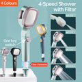 High Pressure Handheld Shower Head with Filter for Bathroom Water Saving Spray - White V528-SHOWER-HEAD-WHITE-548033