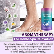Aromatherapy Bath Oil Tablets Moisturising Spa Shower Bomb Effervescent Salt V528-SHOWER-STEAMERS-8PCS-236253