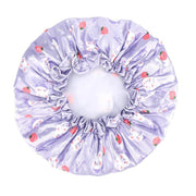 Double Layer Lux Shower Cap Bath Hat Hair Care Women Sleep Waterproof Reusable - Light Blue V528-SHOWERCAP-LIGHTBLUE-855152