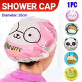 Reusable Women Girls Hair Wrap Waterproof Shower Bath Shower Cap Hat - Monkey V528-SHOWERCAP-MONKEY-1PC-544534