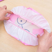 Reusable Women Girls Hair Wrap Waterproof Shower Bath Shower Cap Hat - Monkey V528-SHOWERCAP-MONKEY-1PC-544534